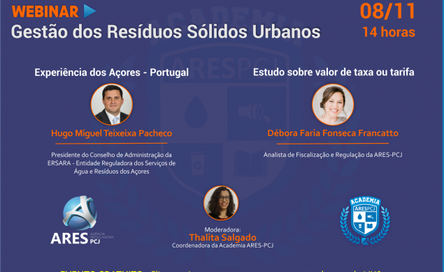 Seminário discutirá gestão dos resíduos sólidos urbanos 