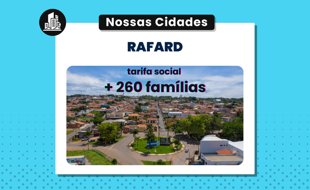 Tarifa Social em Rafard: mais de 260 famílias beneficiadas