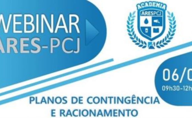 4º Webinar ARES-PCJ 2020: Planos de Contingência e Racionamento