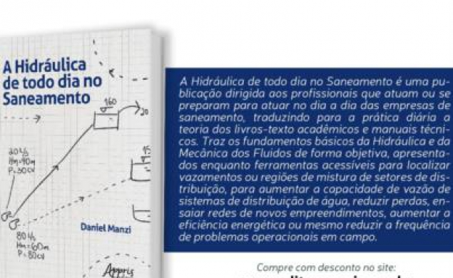 Coordenador de Regulação lança livro sobre hidráulica no saneamento