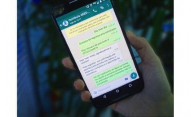 No primeiro mês, WhatsApp já representa quase 30% dos contatos na Ouvidoria