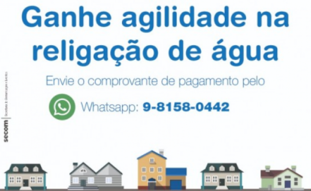 SAAE-Sorocaba adota WhatsApp para agilizar religação de água